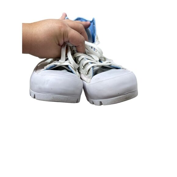 Converse Chuck Taylor All Star Hi Lugged Sneaker Denim Patchwork Women’s Size 11 - Picture 9 of 10